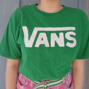 Green vans tee